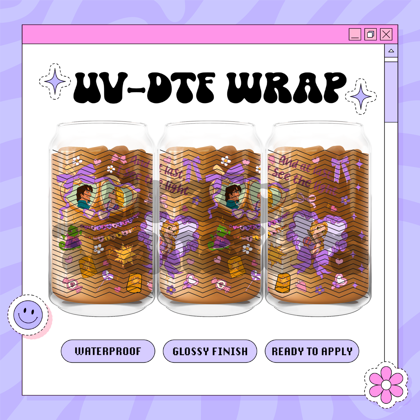 Rapu & Lover Dis - 16oz Glass Wrap