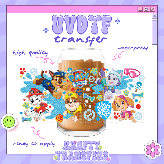 Paw Friends - 16oz Glass Wrap