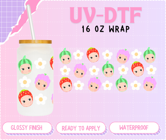 Baby Fruits - 16 Oz UV DTF Wrap