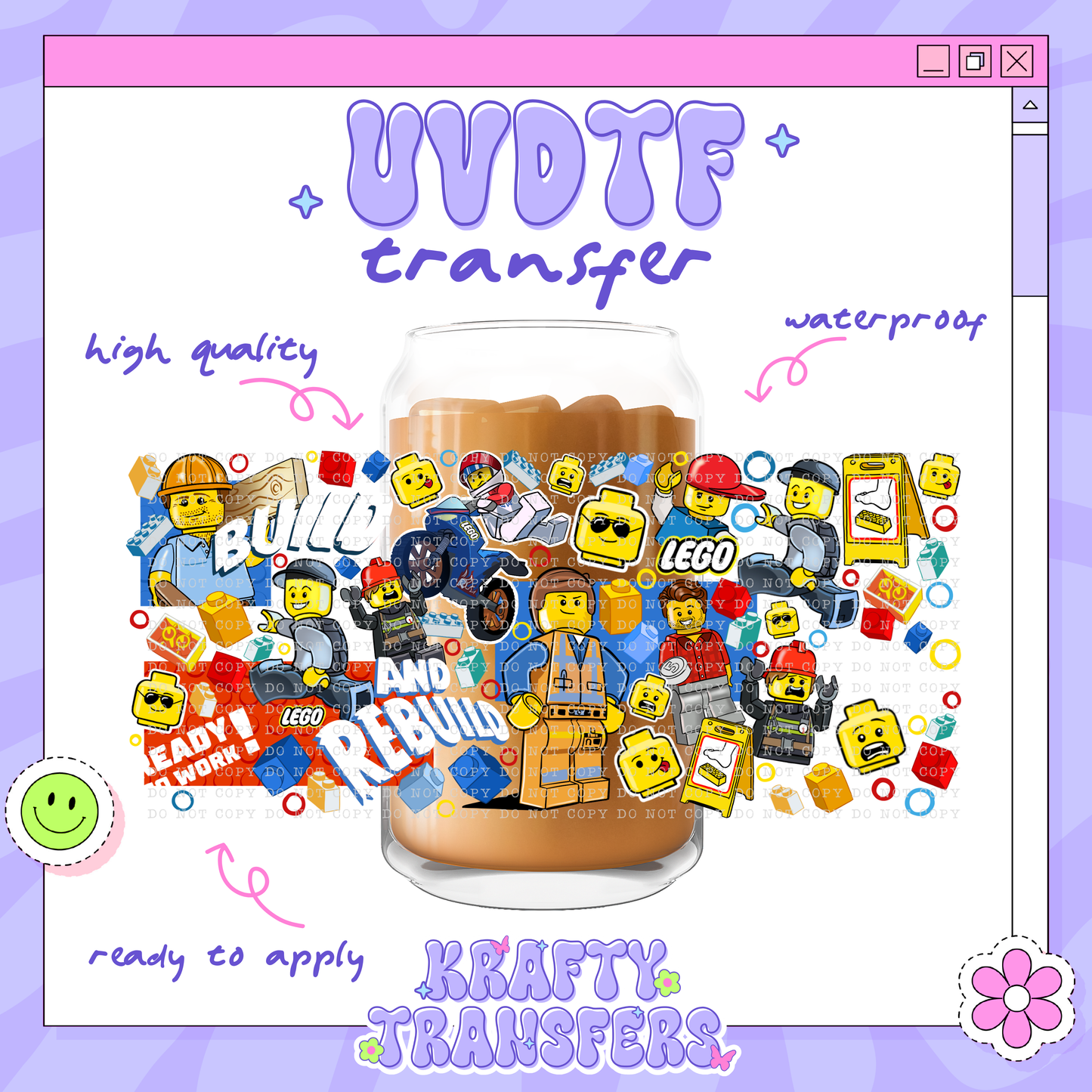 Leg0 Build - 16oz Glass Wrap