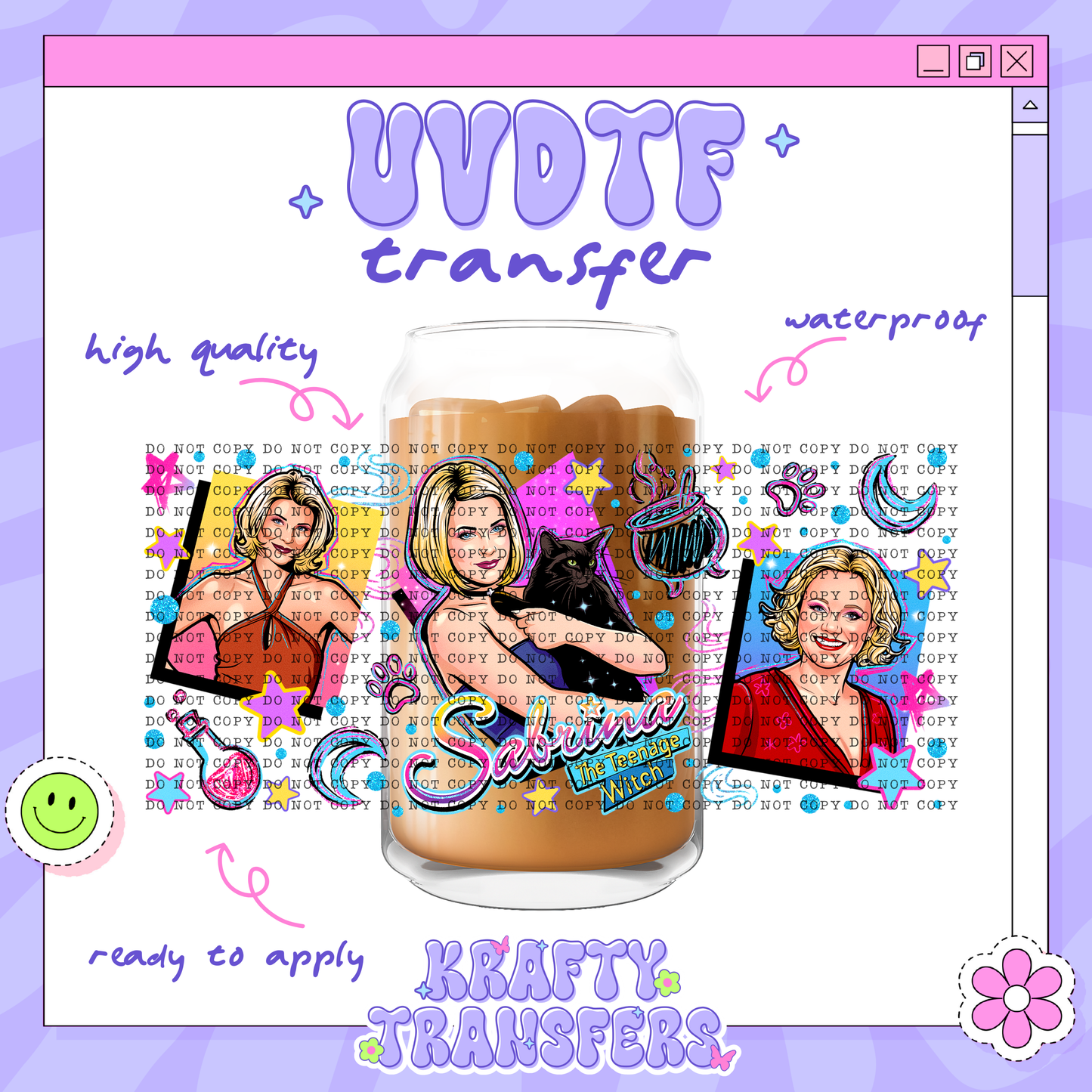 Sabrina Witchy | #3 | 16oz UVDTF Wrap