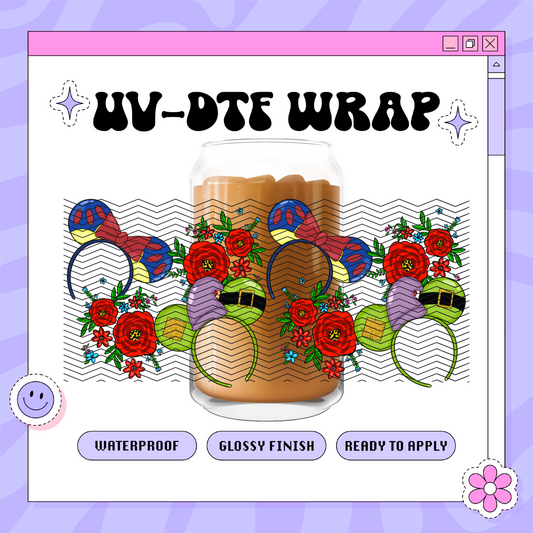 Dis SW Headbands - 16oz Glass Wrap