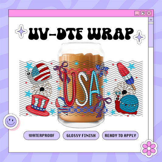 FOJ Cutie Snails - 16oz Glass Wrap