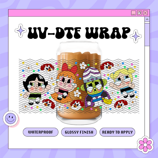 Kawaii Power + Babies - 16oz Glass Wrap