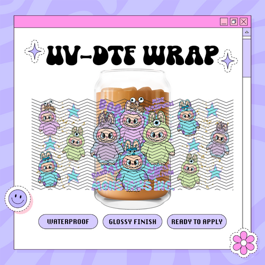 Dis Labubu Monsters - 16oz Glass Wrap