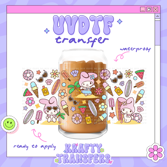 Kawaii Melody - 16oz Glass Wrap