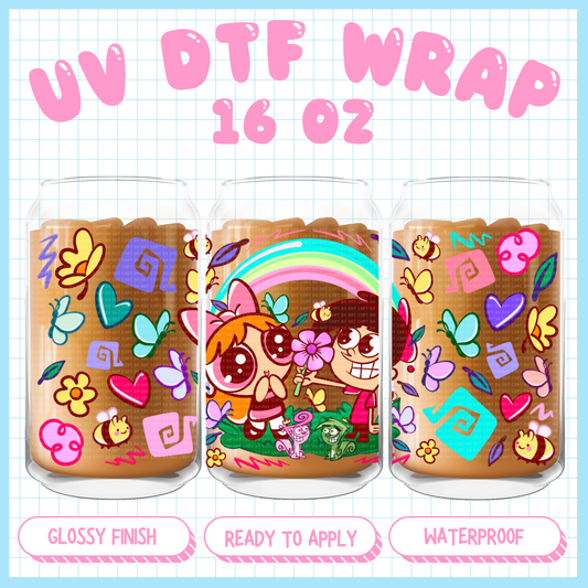 Blossom & Tim
 - 16 oz UV DTF WRAP