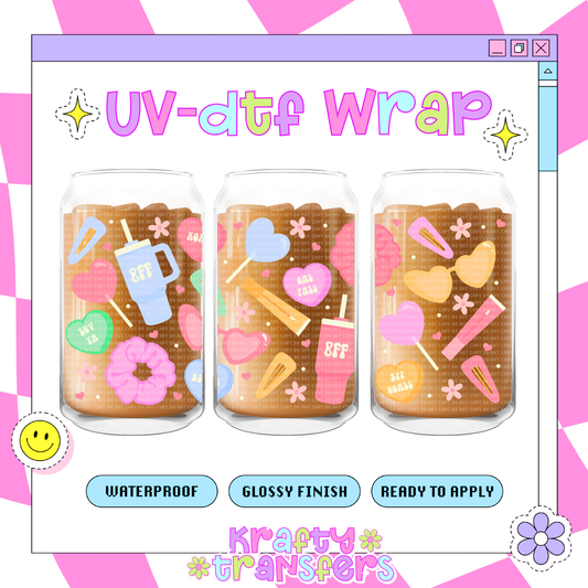 BFF Vday - 16 oz Glass Wrap