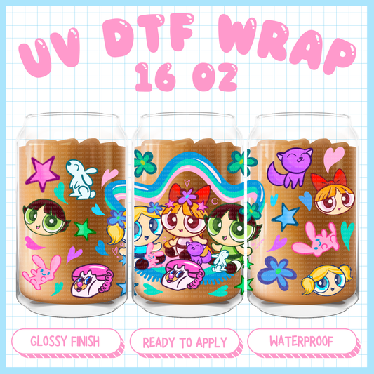 PPG Spring - 16 oz UV DTF WRAP