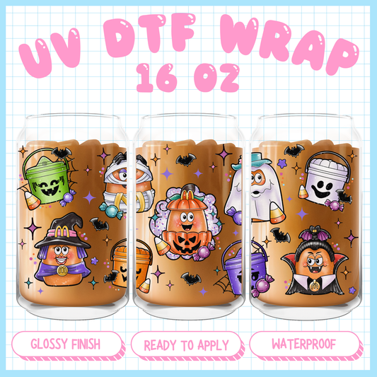 Spooky Mcds
 - 16 oz UV DTF WRAP