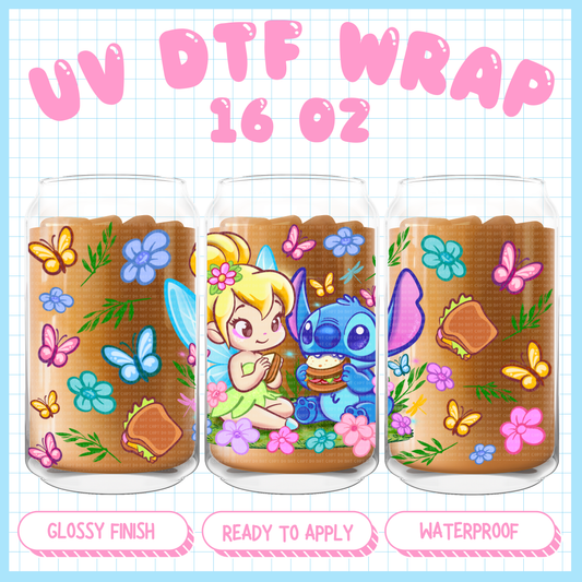 Fairy & Alien Spring - 16 oz UV DTF WRAP