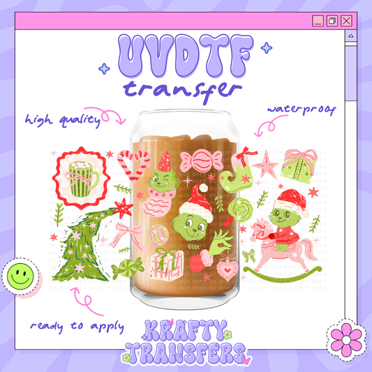 A Very Grinchy Xmas - 16oz Glass Wrap