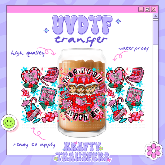 Elf Shelf Girls - 16oz Glass Wrap