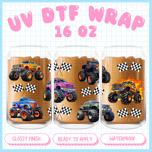 Monster Jam - 16 oz UV DTF WRAP Exclusive