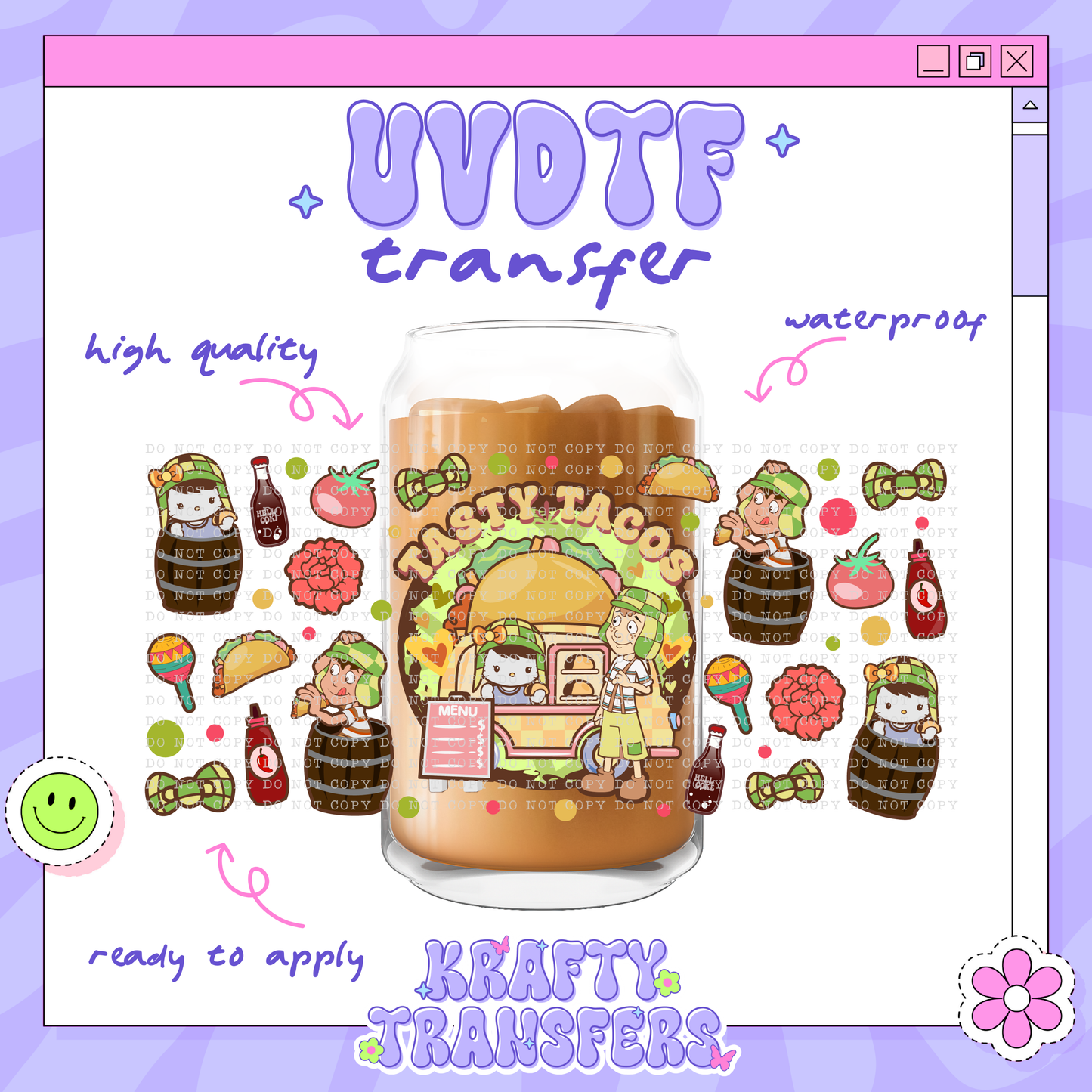 Chavito Kitty | #12 | 16oz UVDTF Wrap