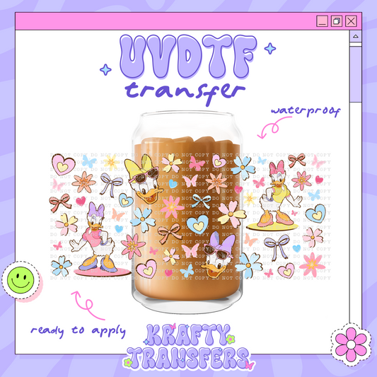 Daisy Flowers - 16oz Glass Wrap