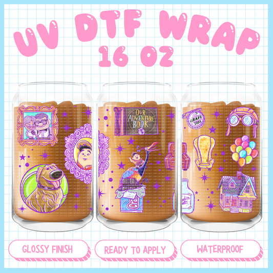 Up Frames
 - 16 oz UV DTF WRAP