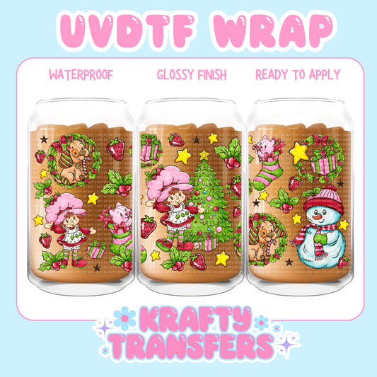 Berry Christmas - 16 oz UV DTF WRAPS