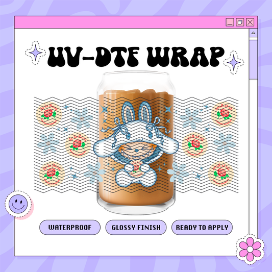 Kawaii Cinna Candy - 16oz Glass Wrap