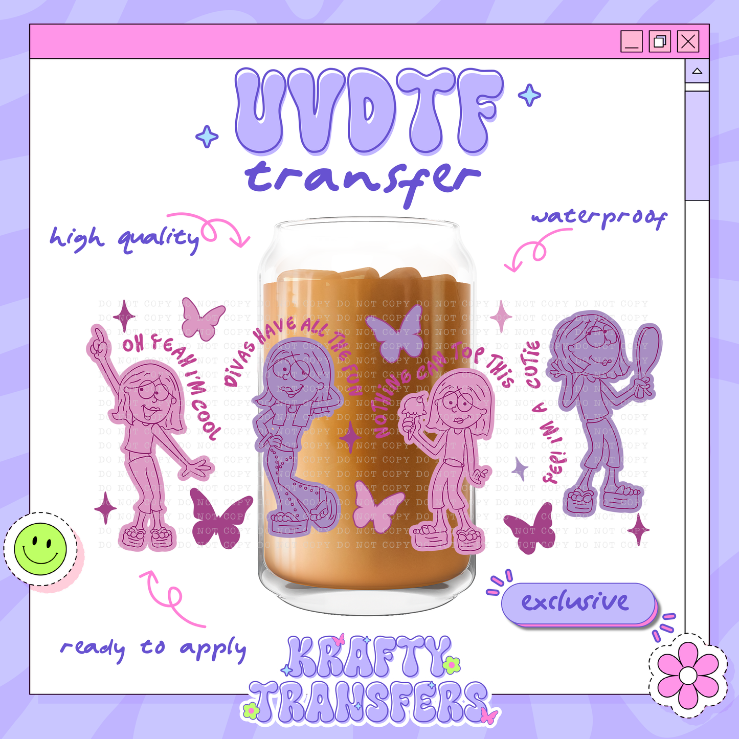 Lizz Groove - 16oz Glass Wrap