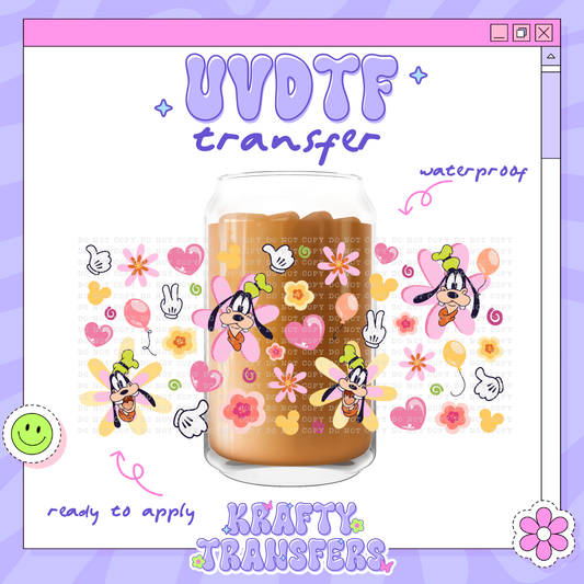 Goofs Flowers - 16oz Glass Wrap