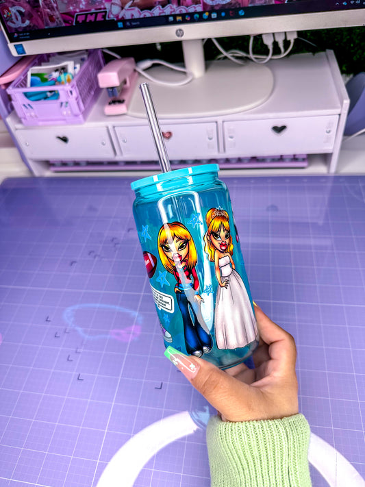 A Cinder Story Glass Cup