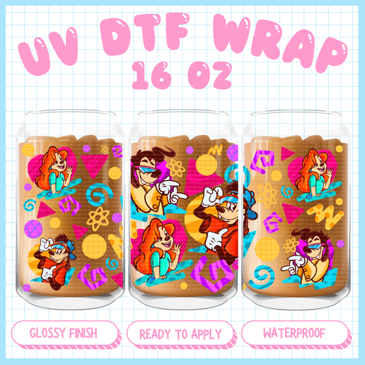 Max & Rox Funky - 16 oz UV DTF WRAP
