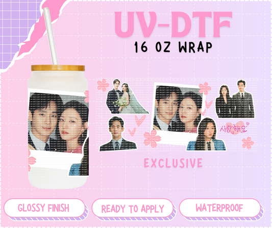 Queen of tears - 16 Oz UV DTF Wrap