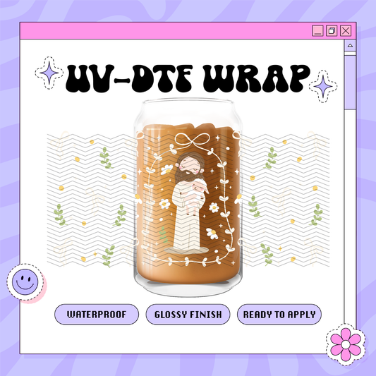 Jesus & Lamb - 16oz Glass Wrap