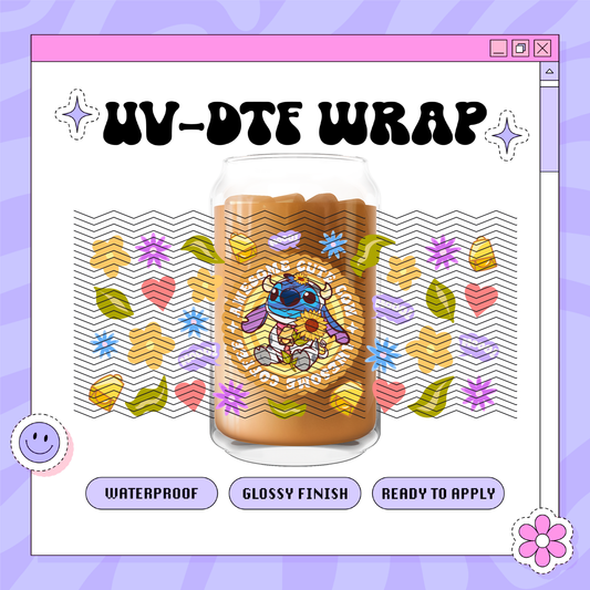 Dis Alien Cow - 16oz Glass Wrap