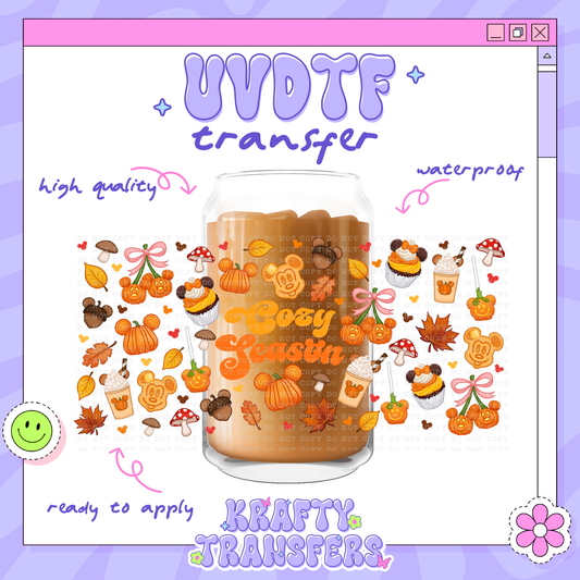 Groovy Season - 16oz Glass Wrap