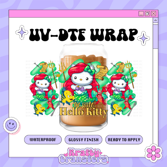 Dis Kawaii Kitty A - 16oz Glass Wrap