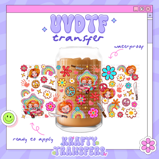 Vibrant Tiff & Chuck - 16oz Glass Wrap